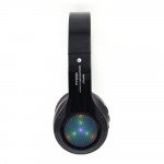 Wholesale LED Light HD Wireless Bluetooth Stereo Headphone STN460L (Black)